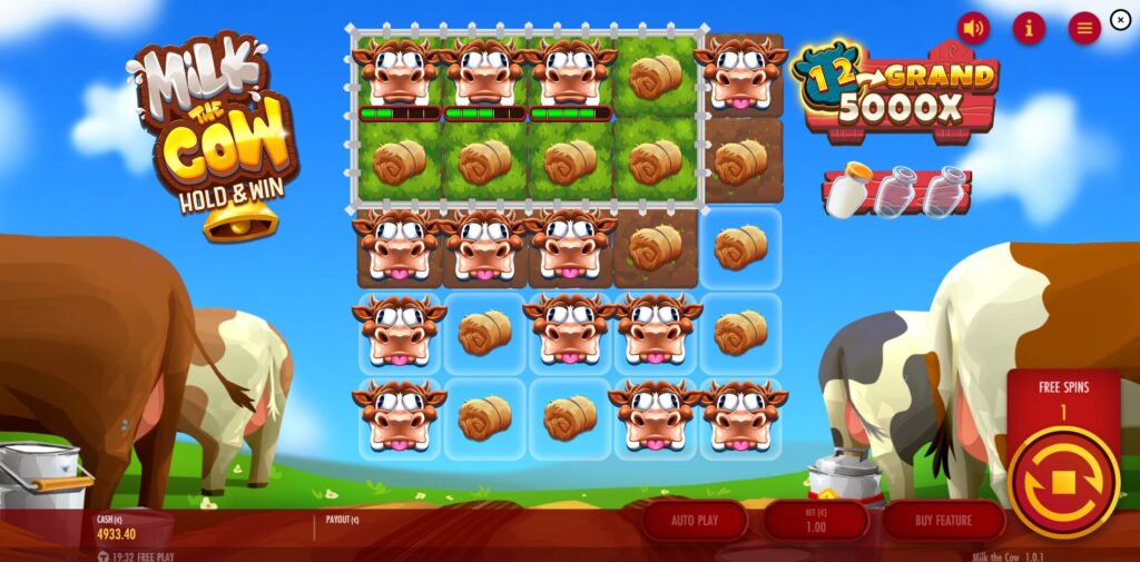 Milk the Cow - Hold & Win Bonus