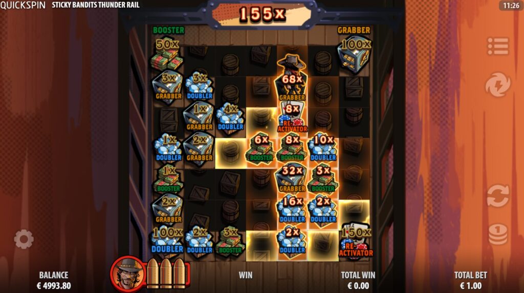 Sticky Bandits Thunder Rail - Free Spins