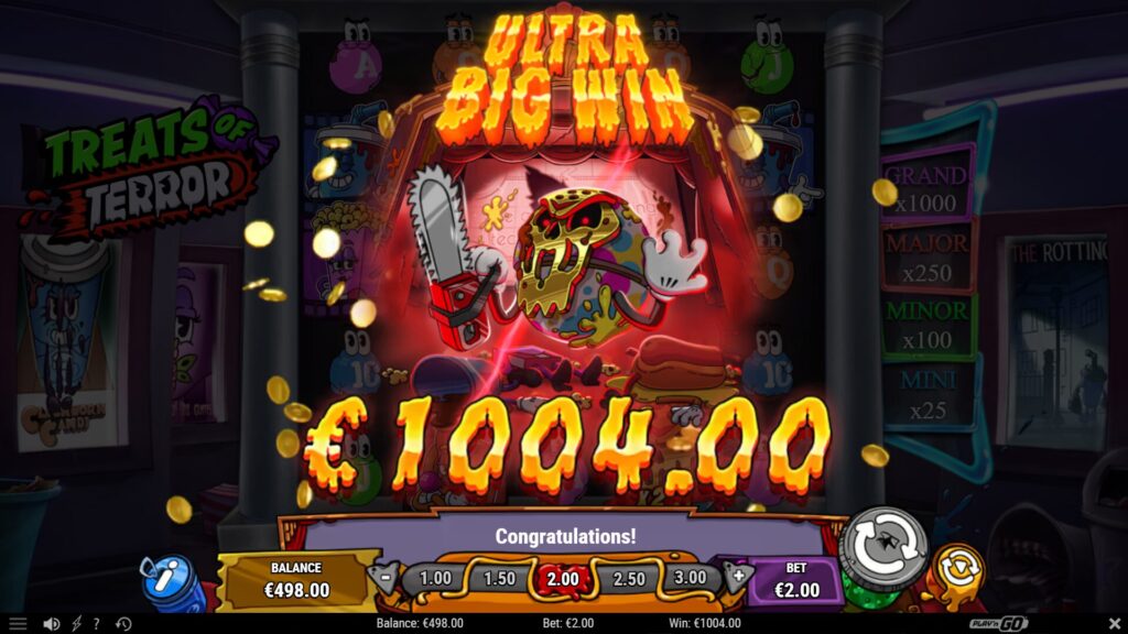 Treats of Terror - Big Win