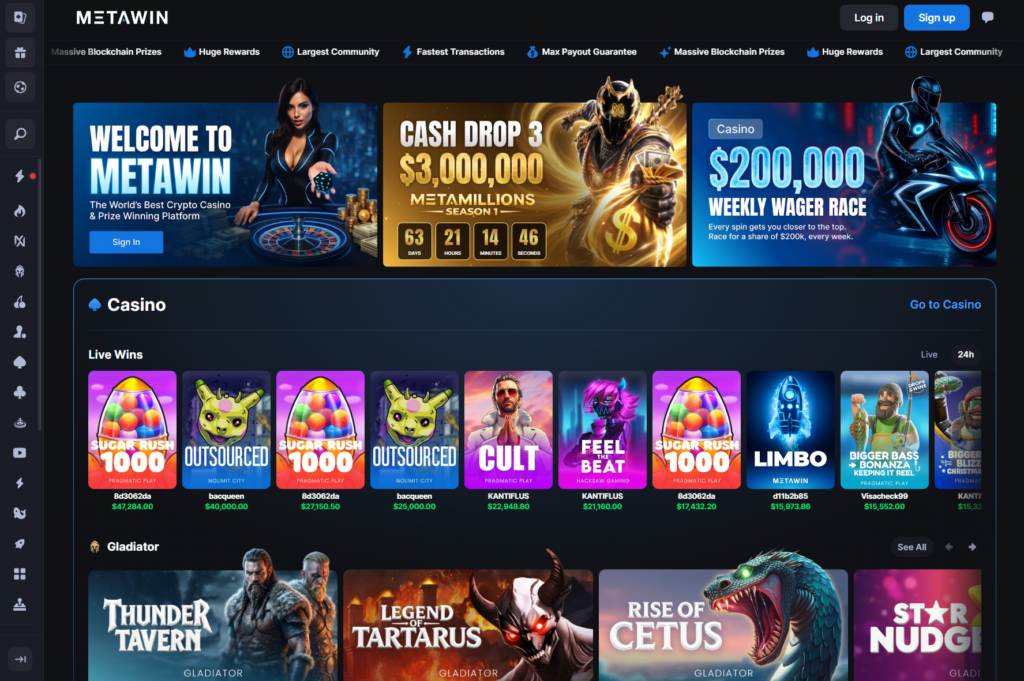 metawin homepage
