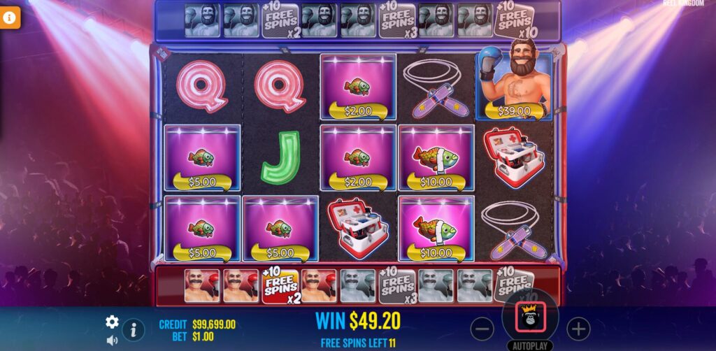 Big Bass Boxing Bonus Round - Free Spins