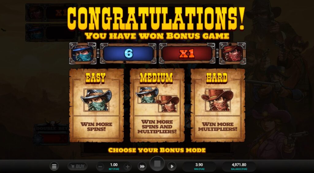 Bounty County - Bonus Game Options