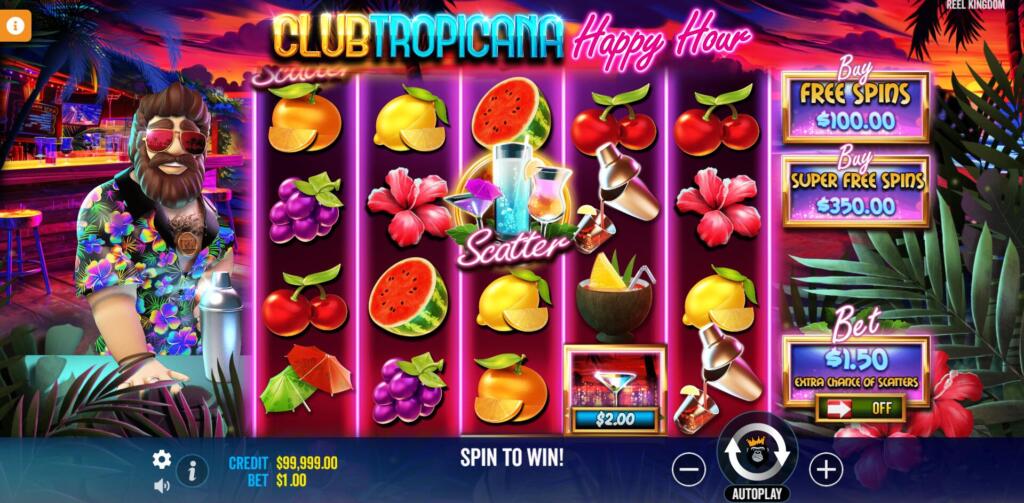 Club Tropicana Happy Hour Base Game