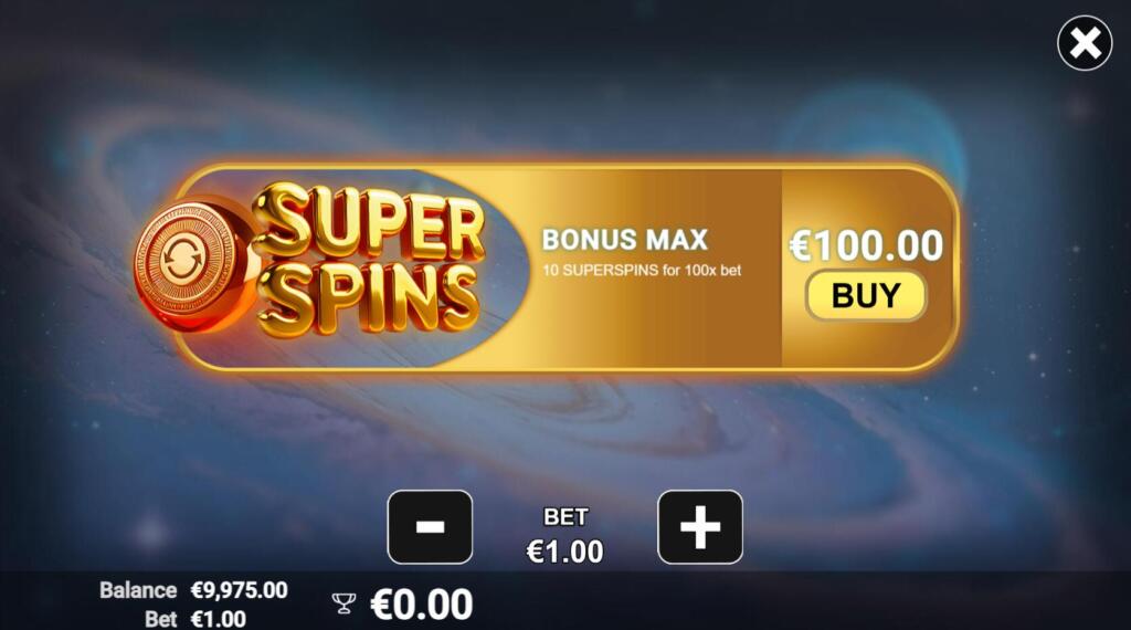 Cosmic Jokers Bonus Buy Option