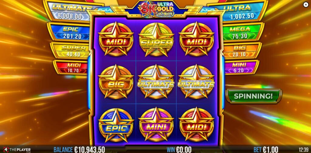During the Fortune Bonus, matching 3+ fortune prizes will award its corresponding prize