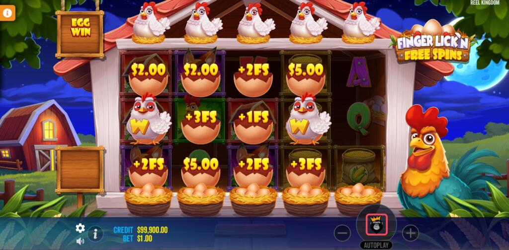 Finger Lick'n Free Spins Eggs