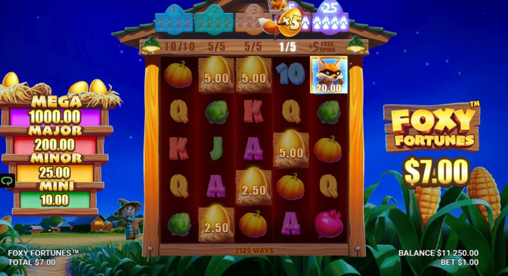Foxy Fortunes Free Spins