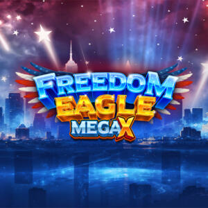 Freedom Eagle Mega X Slot Logo