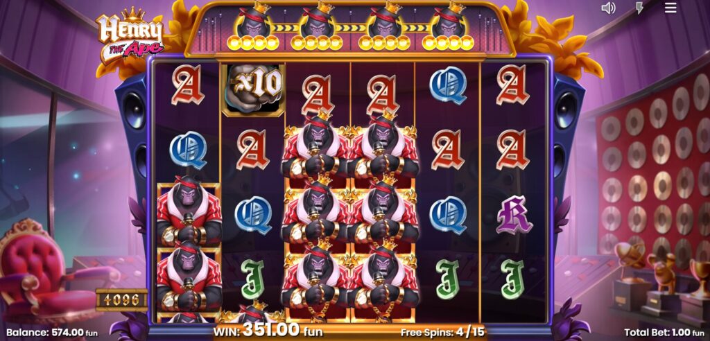 Henry the Ape Super Free Spins