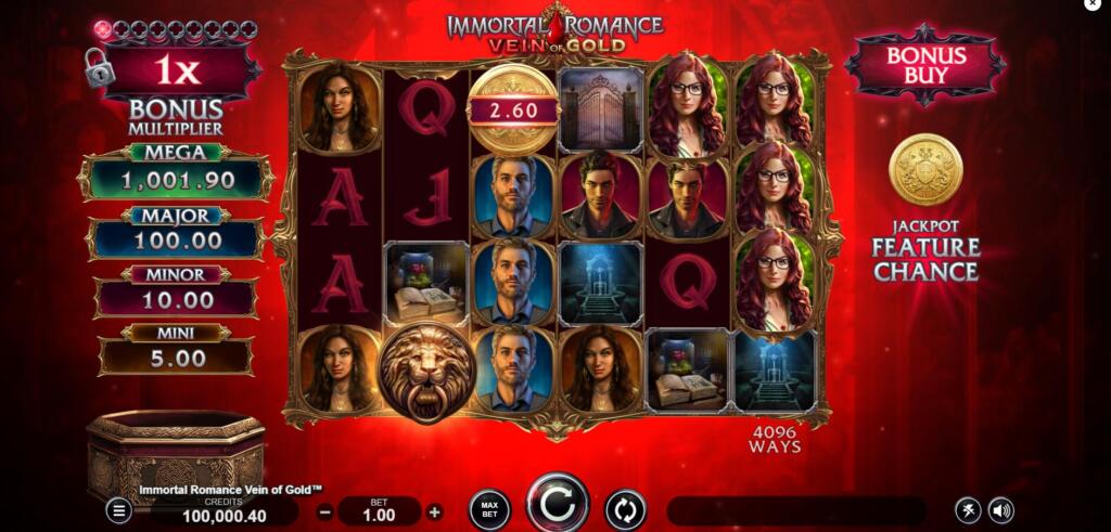 Immortal Romance Vein of Gold Base Game