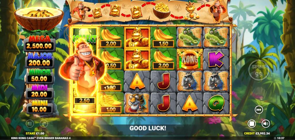 King Kong Cash Even Bigger Bananas Collect
