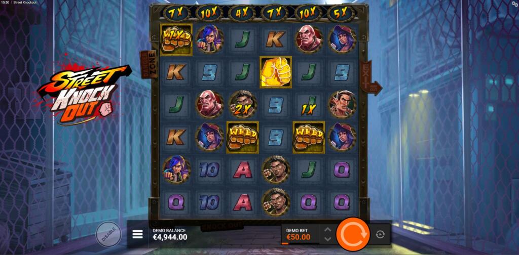 Knockout Wilds Add Their Values to the Top of the Reels