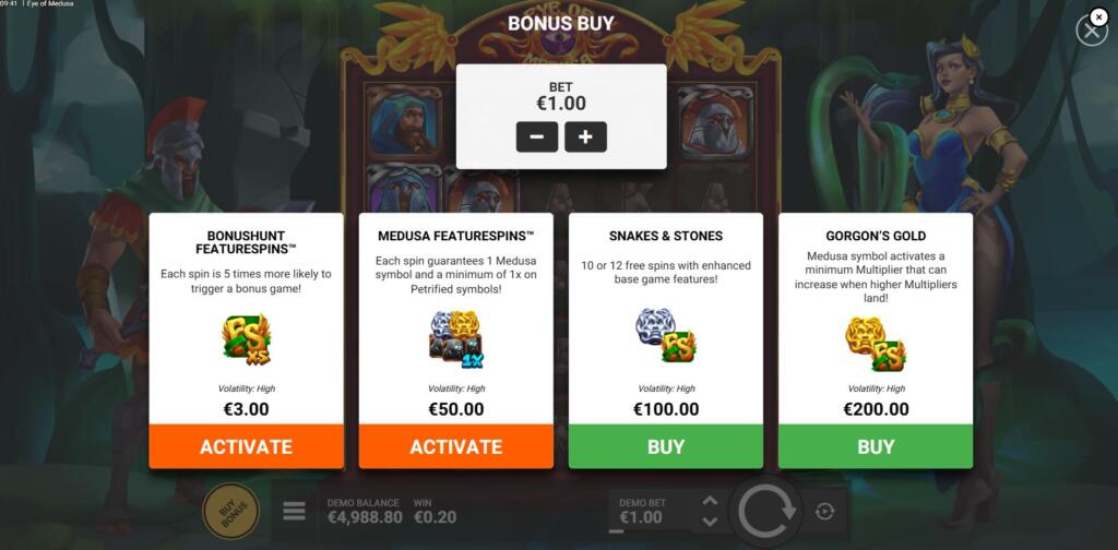 Non-UK Players Can Access up to 4 Bonus Buy Options