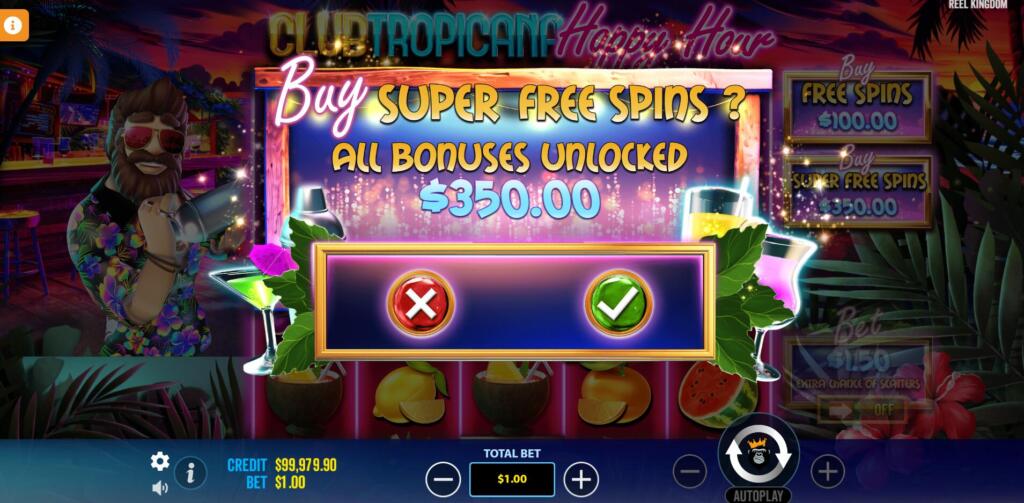 Non-UK Players Can Purchase the Super Free Spins Mode For a Fixed Price
