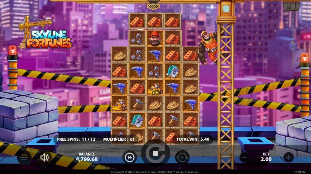 Skyline Fortunes Free Spins