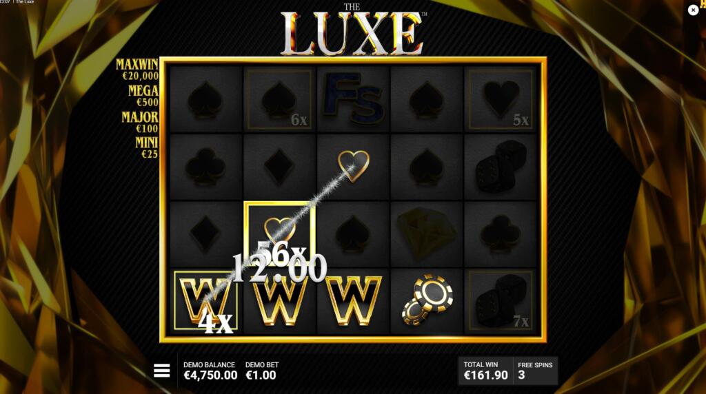The Luxe Golden Hits Free Spins
