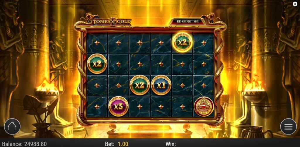 Tomb of Gold 2 Lock'n Gold Feature
