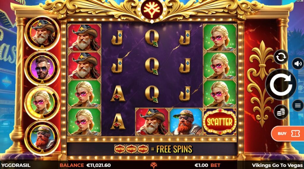 Vikings Go To Vegas Base Game