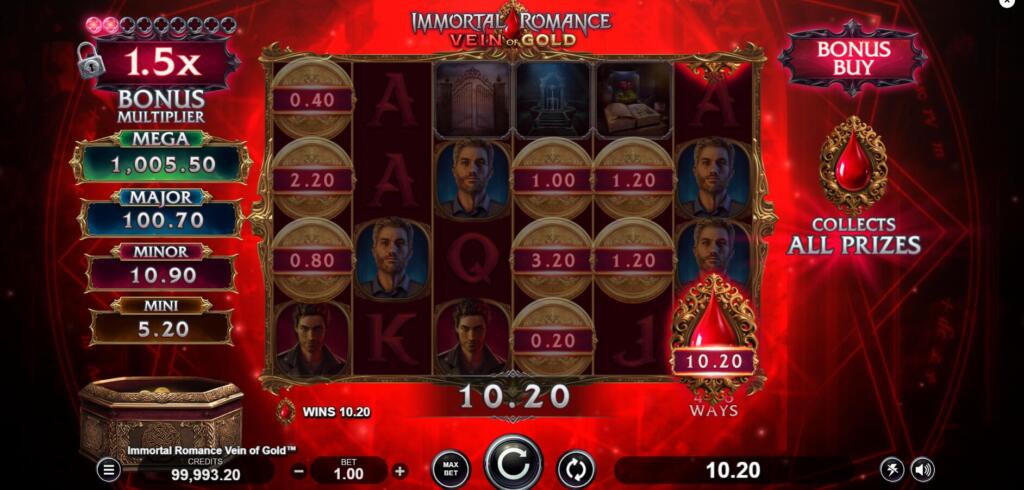 When a Collect symbol hits on reel 1 or 6, it will award the respective values of all present Cash symbols in view