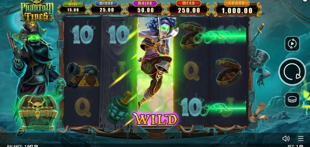 When part of a winning combination, the single Wild will expand to fill the entire reel