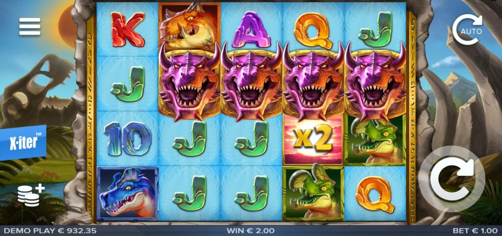Wild symbols will reveal a Multiplier of x2, x3, or x5 when part of a winning combination