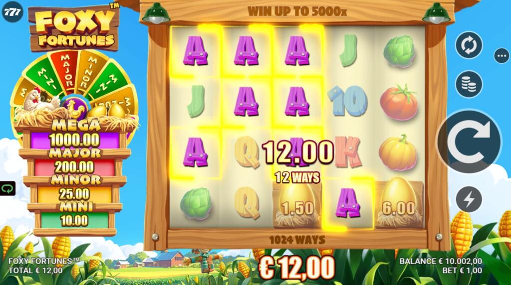 Wins occur when 3-5 matching symbols land on adjacent reels, starting from reel 1