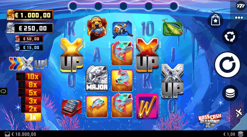 Bass Cash Diamond X UP Base Game