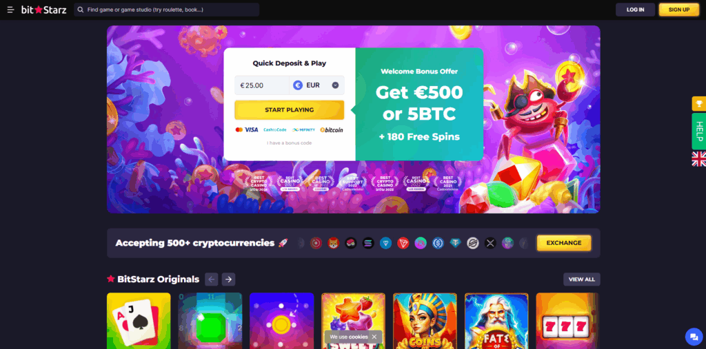 BitStarz Casino Home