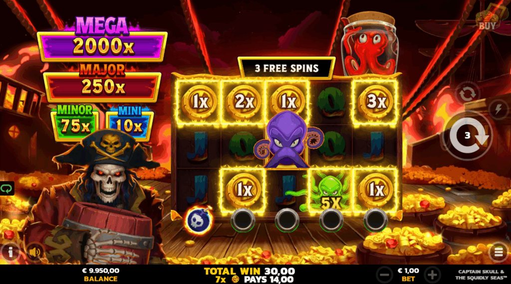 Captain Skull & the Squidly Seas Squishy Free SpinsCaptain Skull & the Squidly Seas Squishy Free Spins