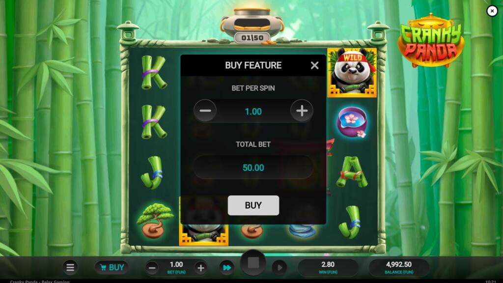 Cranky Panda Buy Feature