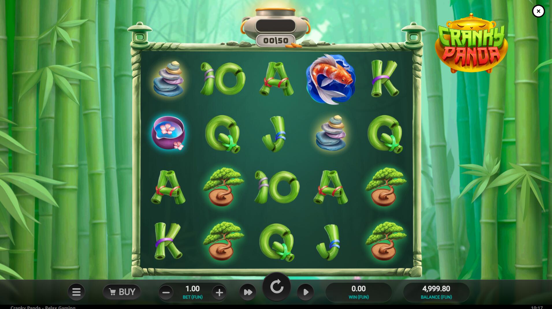 Cranky Panda Slot Base Game