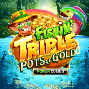 Fishin' Triple Pots of Gold Logo