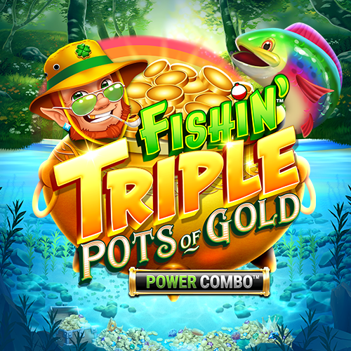 Fishin' Triple Pots of Gold Logo