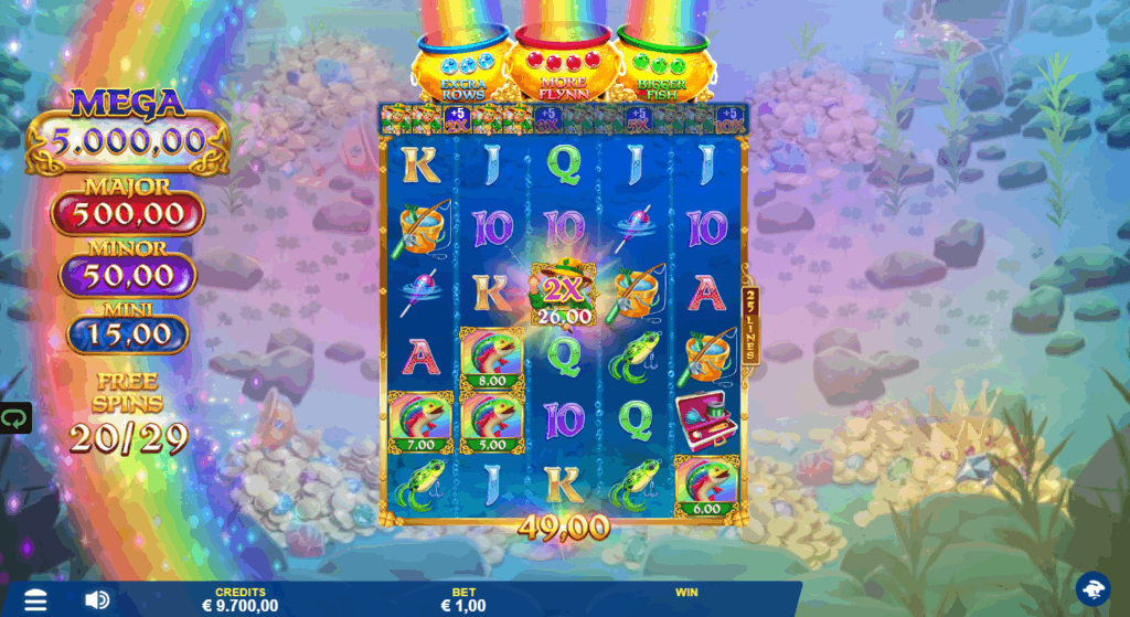 Fishin' Triple Pots of Gold Power Combo Free Spins