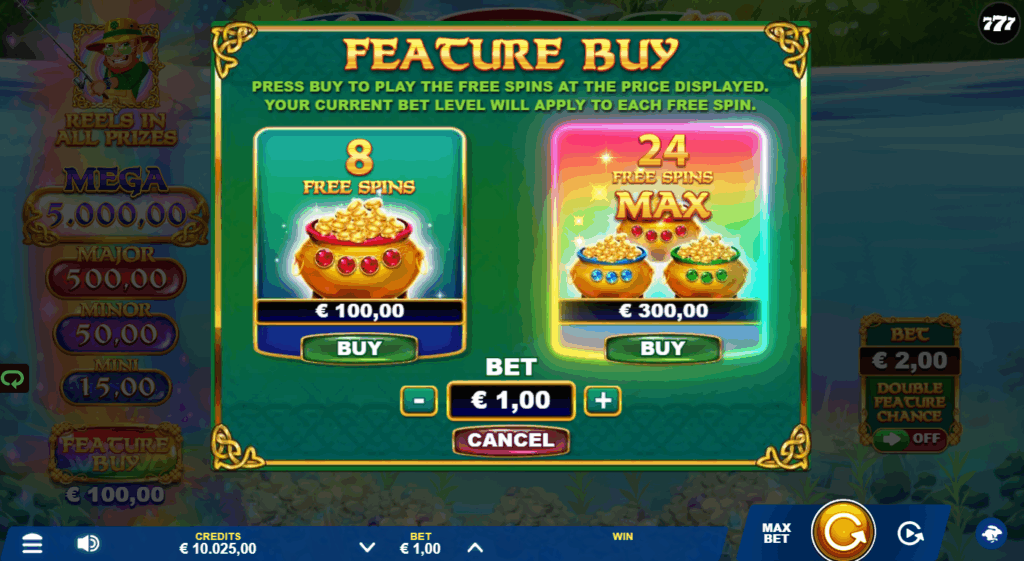 Non-UK Players Can Choose Between 2 Bonus Buy Options