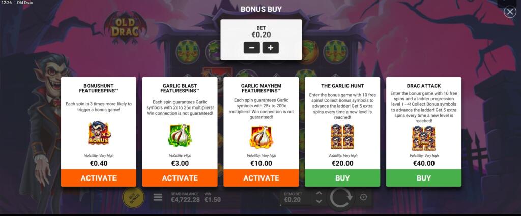 Old Drac Bonus Buy