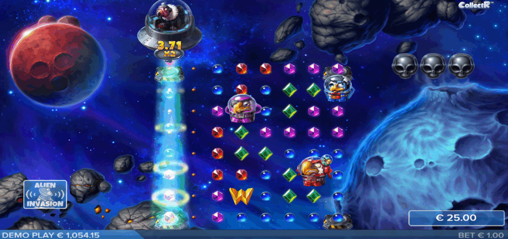 Pirots 4 Alien Invasion Feature