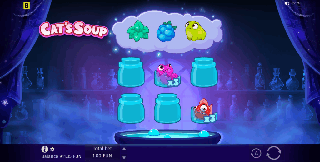 Players Can Pick 3 Flasks During the Bonus Mode
