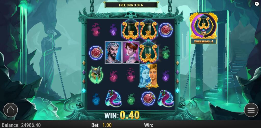Rise of Orpheus Free Spins