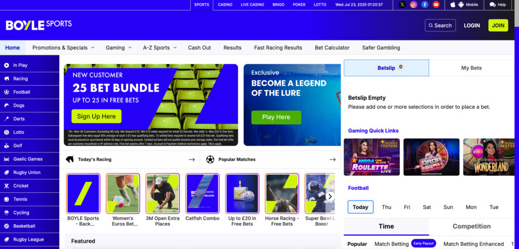 Boyle Casino Sports