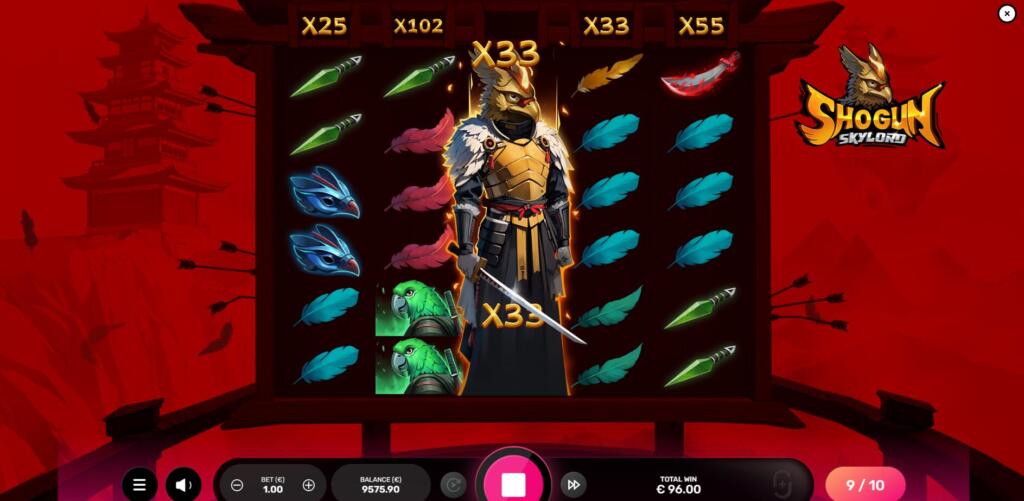 Shogun Skylord Free Spins
