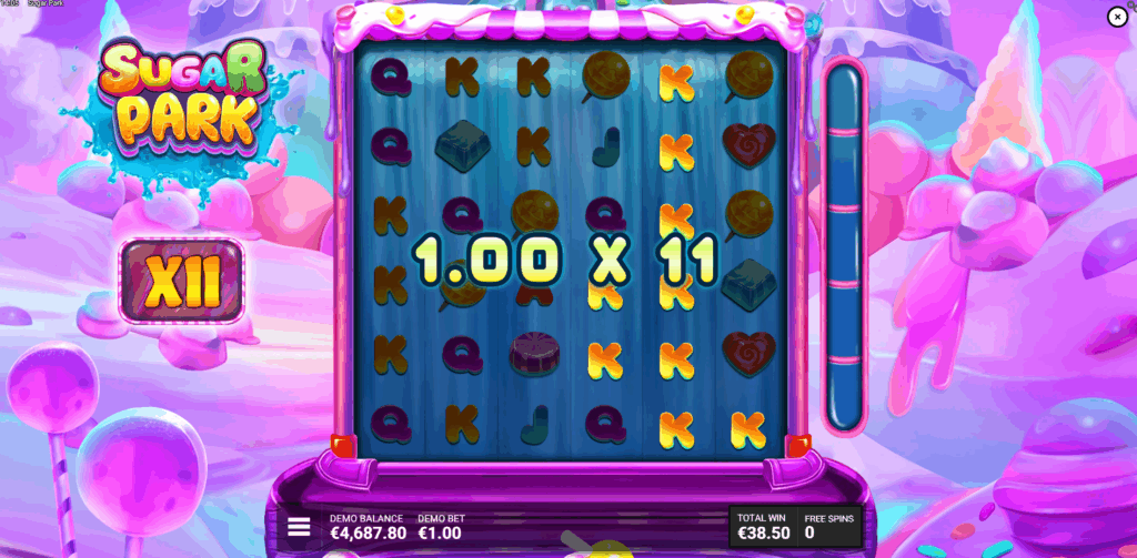 Sugar Park Candy Rush Free Spins