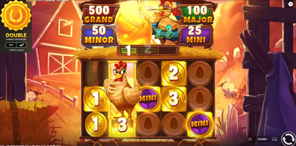 The Grand Rooster Hold and Win Bonus
