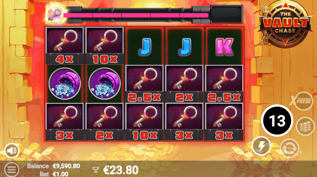 The Vault Chase Free Spins