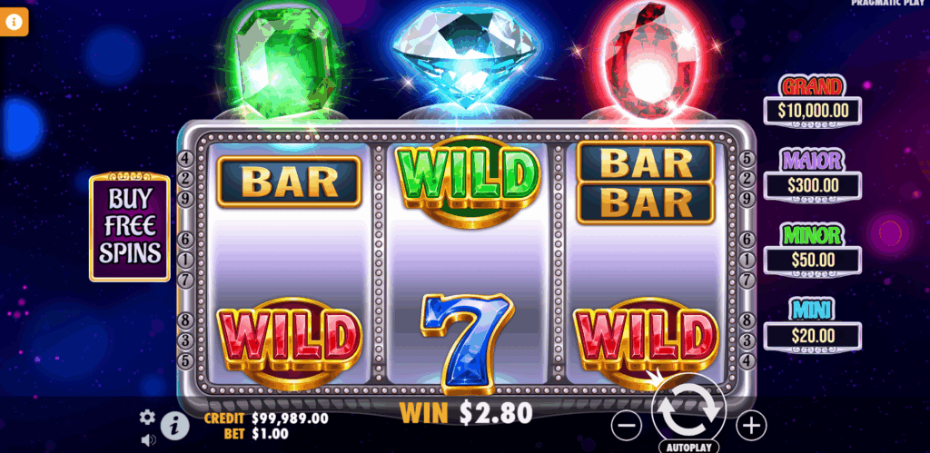 Wins are Evaluated When 3 Matching Symbols Land on Reels 1, 2, and 3