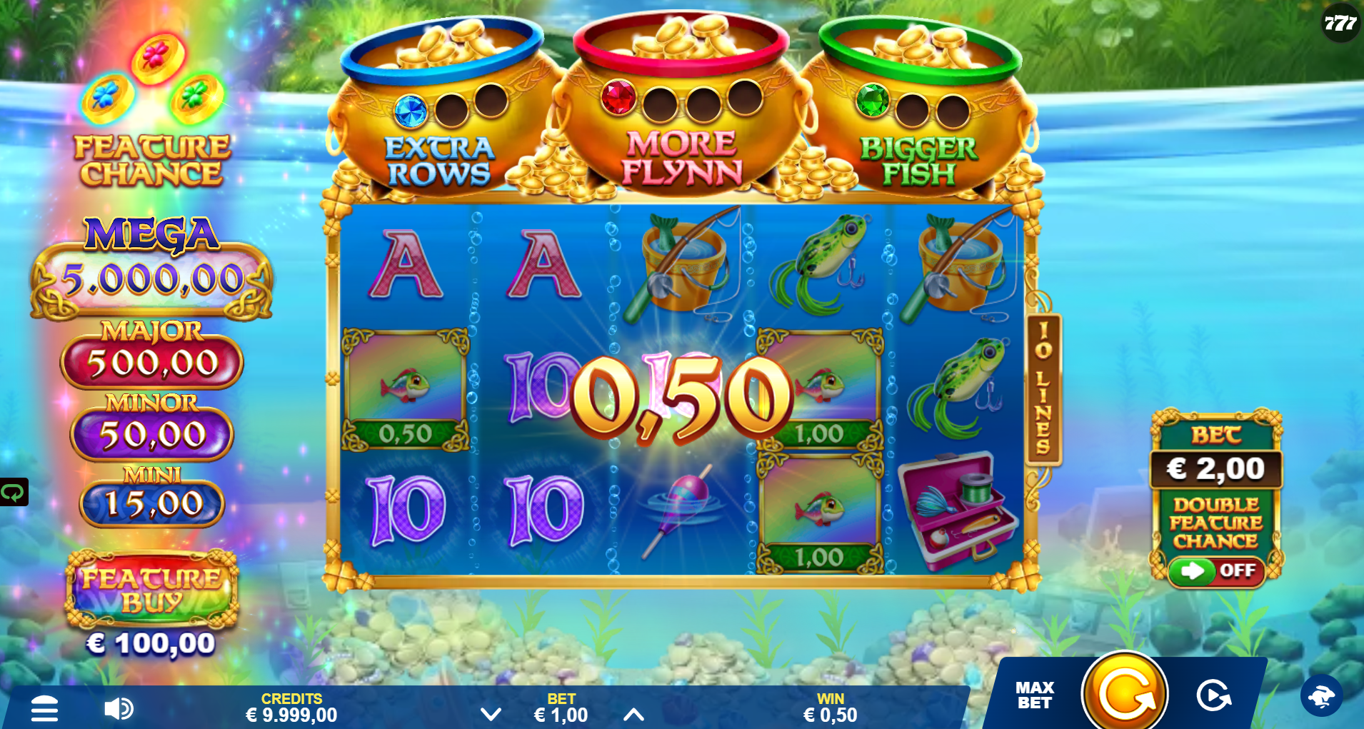 Wins are Guaranteed When 3 or More Symbols Land on Reels 1-5