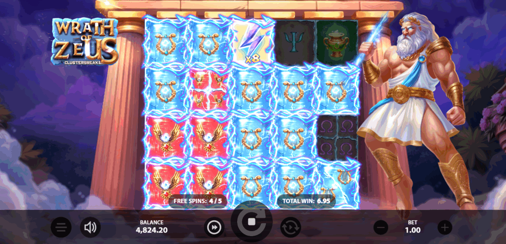 Wrath of Zeus Free Spins