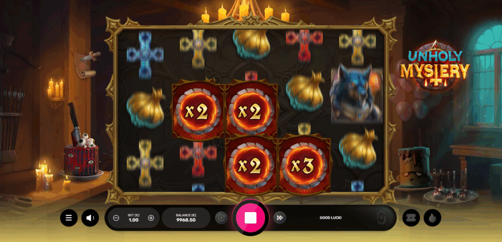 Between 3 and 9 Mystery Symbols are Positioned on the Reels During the Mystery Feature