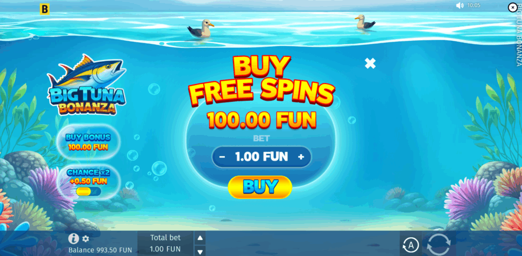 Big Tuna Bonanza Bonus Buy Option