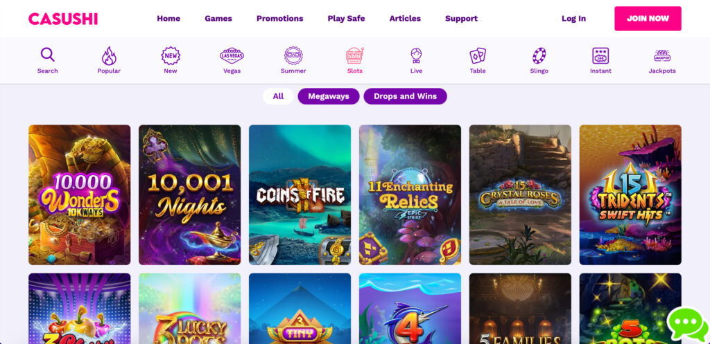Casushi Casino Slots